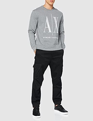A | x ארמני מחליף פרויקט אייקון לגברים רקום סווטשירט סוודר סוודר